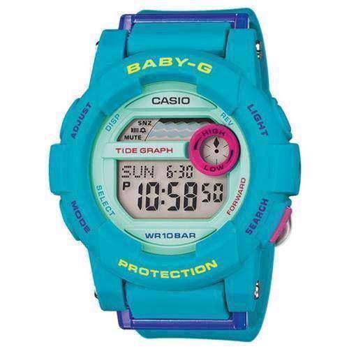 Image of Baby-G lyse blå quartz multifunktion (3429) Dame ur fra Casio, BGD-180FB-2ER